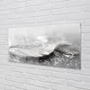 Glasbilder 100x50 Wandkunst Tropfen Feder Makro Produktbild-Vorschau 2
