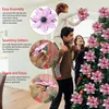 12 Stück glitzernde Weihnachtssterne, 14 cm, künstliche Produktbild-Vorschau 3