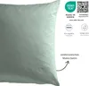 liebling - Satin Bettwäsche, grün, 1 x Bettbezug 135 x 200 Produktbild-Vorschau 4