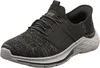 A single black and gray Skechers sneaker is shown from a side-angle on a white background. Anteprima dell’immagine prodotto
