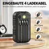 Solar Powerbank 40000mAh mit Handkurbel 22,5W Schnellladung Produktbild-Vorschau 2