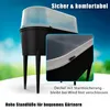 BigDean Hochbeet Balkon mit Abdeckung aus robustem Produktbild-Vorschau 5