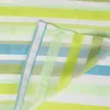 A close-up view of a striped fabric, likely a curtain or textile, folded over itself. Produktbild-Vorschau
