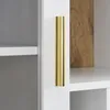 A close-up view of a cabinet handle and part of the cabinet it is attached to. Produktbild-Vorschau