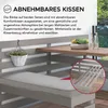 Ocelový balkonový set Sunjoy LAGOS - 126 cm x 157 cm, šedý Náhled obrázku produktu 7