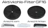 Aktivkohlefilter-Set GF16 für NEG15 Modelle mit Glasfront Produktbild-Vorschau 2