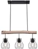 Hängeleuchte, Käfig Design, Holz, L 60 cm Produktbild-Vorschau 20
