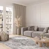 Tapiso Teppich VALLEY Modern Kurzflor Grau Wohnzimmer 180 x Produktbild-Vorschau 4