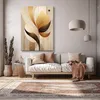 Quadro su tela Astrattismo Forme dorate Boho 60x90 Feeby Anteprima dell’immagine prodotto 2