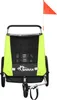 SAMAX 360° drehbarer Fahrradanhänger 2in1 Jogger - in Grün Produktbild-Vorschau 6