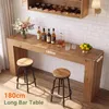 Bartoog, 180 cm lang. Bartoog van massief hout, Productafbeelding-voorbeeld 3