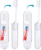 2 Stück Tragbare Weiche Zahnbürsten Reisezahnbürsten Produktbild-Vorschau 1