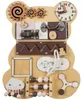 Tavola di legno multifunzione "Orsetto" 10 in 1, color Anteprima dell’immagine prodotto 28