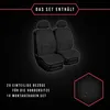 Autositzbezüge Universal Sitzauflage Matte PKW Schwarz Produktbild-Vorschau 5