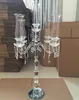 Chandelier en verre à 5 branches de 100 cm de haut pour la Voir les images du produit 7