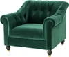 Casa Padrino Luxus Chesterfield Sessel Grün 99 x 90 x H. Produktbild-Vorschau 1