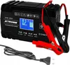 A black battery charger with red and black clamps and a power cord. Náhled obrázku produktu