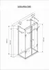 BuyLando Emma 90x100x90 cm H:180 cm U-Form Duschkabine Produktbild-Vorschau 8