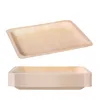 GRÄWE Holzteller Einweg 25 Stück rechteckig 26,5 x 21,5 cm Produktbild-Vorschau 2