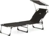 Outtec® Klappbare Gartensessel Sonnenliege mit Sonnendach - Produktbild-Vorschau 8
