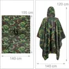 Relaxdays Regenponcho Mehrzweck 3 in 1 Tarn, Zelt Poncho, Produktbild-Vorschau 4