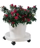 RUCO 2x Pflanzenroller weiß Kunststoff rund Ø 34 cm 2er Set Produktbild-Vorschau 1