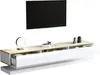Sweiko 200x40x40 cm TV stolík, nízka skrinka s 3 zásuvkami, Náhľad obrázku produktu 7