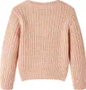 vidaXL Kinderpullover Gestrickt Zartrosa 116 Produktbild-Vorschau 1