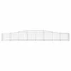 vidaXL Gabionen mit Hochbogen 4 Stk. 400x50x40/60cm Produktbild-Vorschau 5