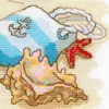 Riolis Kreuzstich-Set „Holiday by the Sea“ (Urlaub am Meer) Produktbild-Vorschau 3