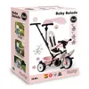 Smoby Dreirad Baby Balade Rosa Produktbild-Vorschau 7