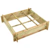 vidaXL Podwyższone łóżko 150x100x40 cm z impregnowanego Podgląd zdjęcia produktu 7