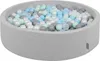 KiddyMoon suchy basen okrągły z piłeczkami 7cm 120x30 Podgląd zdjęcia produktu 1