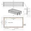 Piscina in legno AQUA 7 x 3.75 - H.1.45 m, azzurro chiaro, Anteprima dell’immagine prodotto 5