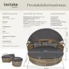 Ratan Sonneninsel Santorin - přírodní Náhled obrázku produktu 5