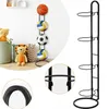 4 Lagiger Ballständer, Vertikale Ball Regal, Ballhalter aus Produktbild-Vorschau 1