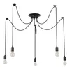 Lustr MasterLED - 5 světel - E27 - Černá - Pavoučí lampa - Náhled obrázku produktu 1