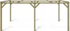 A wooden pergola frame on a white background. Produktbild-Vorschau