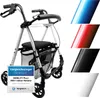 Leichter Indoor Rollator IR10+ Weiß - Wohnungsrollator Produktbild-Vorschau 1