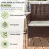 Set di mobili da giardino Jayseuw in 4 pezzi, mobili da Anteprima dell’immagine prodotto 4