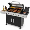 Grill gazowy ogrodowy 22,6kW BERGMANN 6+1 7 palników Podgląd zdjęcia produktu 4