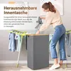 Cesto portabiancheria Bettizia con coperchio, 100 l, sacco Anteprima dell’immagine prodotto 3