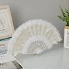 INF Eleganter weißer Spitzen-Tanzfächer Foto-Requisite & Produktbild-Vorschau 1