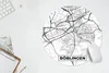 MuchoWow® Mauspad Mousepad Böblingen - Karte - Stadtplan Produktbild-Vorschau 5