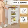 Chariot d'angle COSTWAY 25 cm de large, chariot de cuisine Voir les images du produit 7