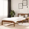 vidaXL Massivholzbett Honigbraun 90x200 cm - Bettrahmen - Produktbild-Vorschau 2