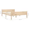 vidaXL Lit en bois massif pin 140x200 cm Voir les images du produit 11