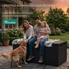 Gartenbox 833 L, XXL Aufbewahrungsbox mit Gasdruckfeder Produktbild-Vorschau 3