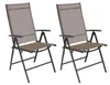 2er Garten Klappstuhl Gartenstuhl Textilen Anthrazit Schokobraun 7 Pos Produktbild-Vorschau