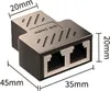 Ethernetový rozbočovač RJ45 LAN síťový adaptér, 2 balení, 1 Náhled obrázku produktu 2
